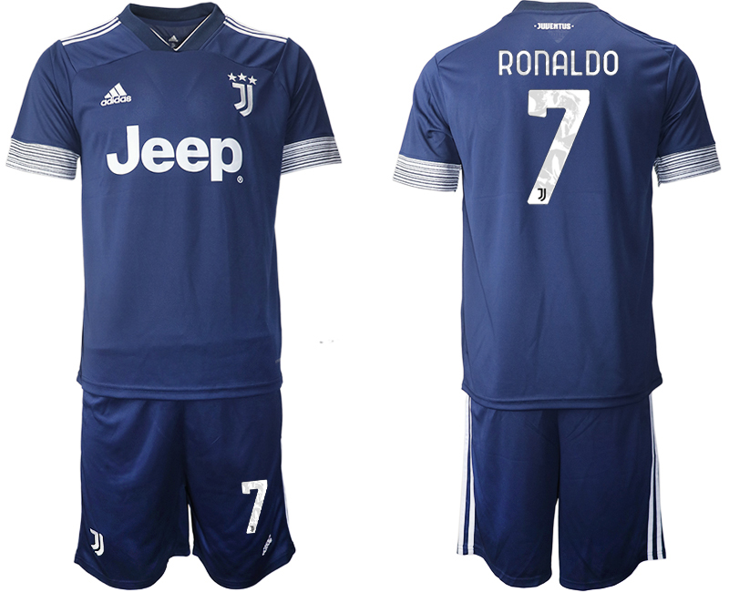 Men 2020-2021 club Juventus away #7 blue Soccer Jerseys->juventus jersey->Soccer Club Jersey